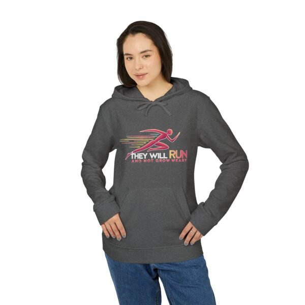 Customized Adidas Unisex Fleece Hoodie - Sustainable Cotton & Recycled Polyester Blend - Original Design by Infinite Eagles - Image 3