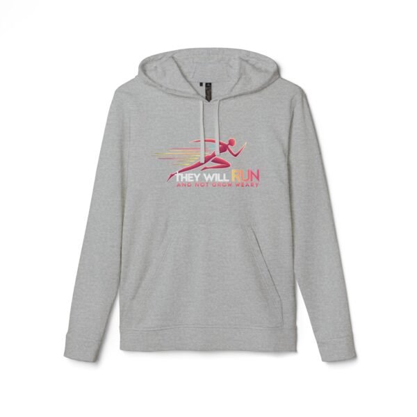 Customized Adidas Unisex Fleece Hoodie - Sustainable Cotton & Recycled Polyester Blend - Original Design by Infinite Eagles - Image 5